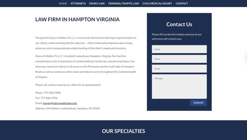 Clancy & Walter, P.L.L.C. 2